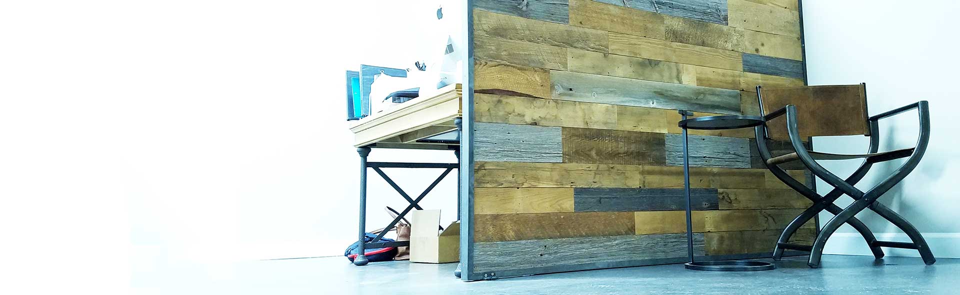 Reclaimed Barn Wood Weathered Cubical Dividers