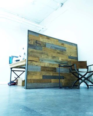 Weathered Wood Reclaimed Cubical Dividers