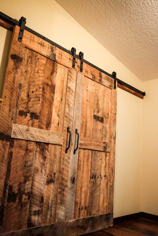 Two Panel Sliding Barn Door Signature Woods