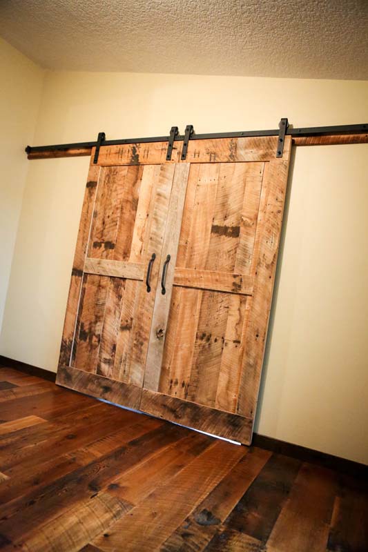 Two Panel Sliding Barn Door Signature Woods