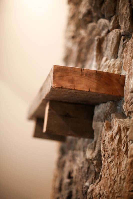 Reclaimed Barn Wood Beam Plank Mantel