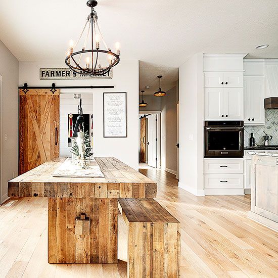 Farm Table and Barn Door