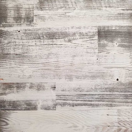 gray reclaimed wood wall paneling