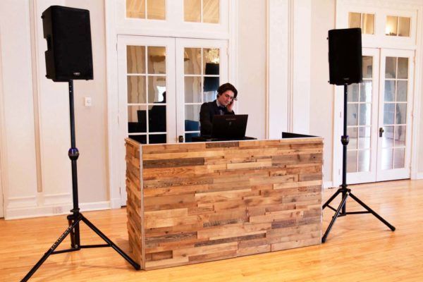 Reclaimed Wood DJ Booth