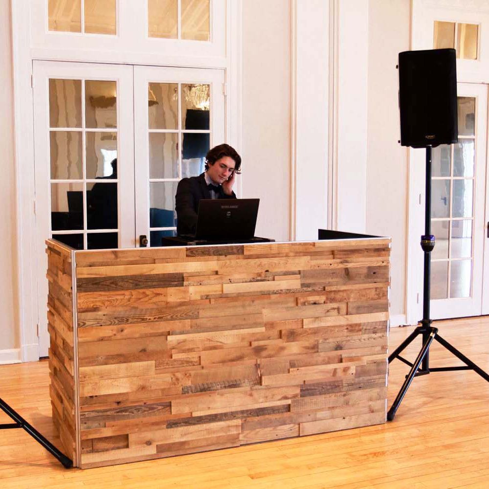Reclaimed Wood DJ Booth